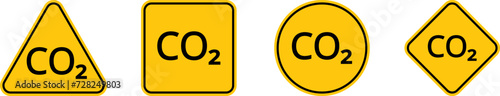 Sign Poison. Danger sign with skull. Toxic, electricity, Radioactive, CO2, EX, Magnet, radiation or chemical Warning icon. Danger Yellow triangle sign with skull and crossbones icon. Symbol of death.