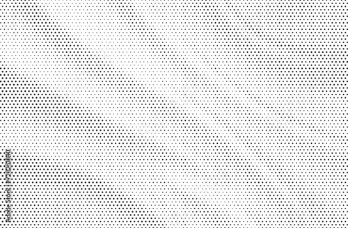 Halftone vector background. Monochrome halftone pattern. Abstract geometric dots background. Pop Art comic gradient black white texture. Design for presentation banner  poster  flyer  business card. 