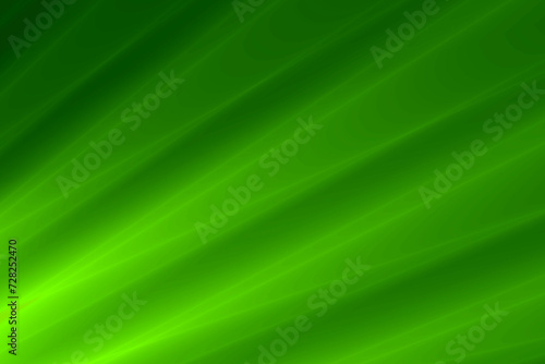 Dark green color sparkle rays lights with elegant abstract background.