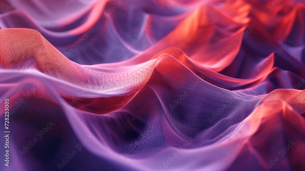 Obraz premium Vibrant Textile Landscape