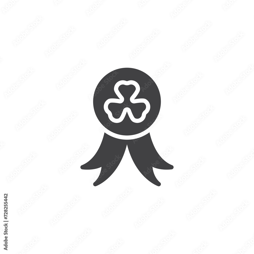 St. Patrick Day Ribbon vector icon St. Patrick Day Ribbon vector icon