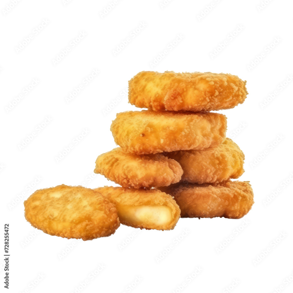 Chicken Nuggets PNG Cutout, Generative AI Chicken Nuggets PNG Cutout, Generative AI