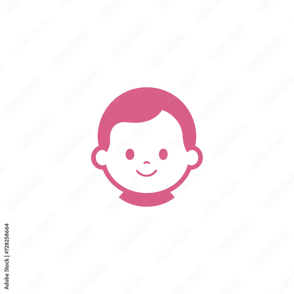 Baby logo design vector template