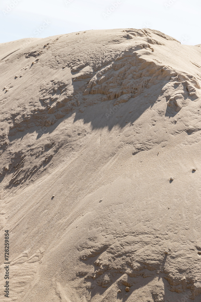 Fototapeta premium 流砂の模様 Photo of quicksand hill pattern