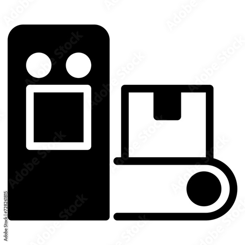 product in conveyor belt icon