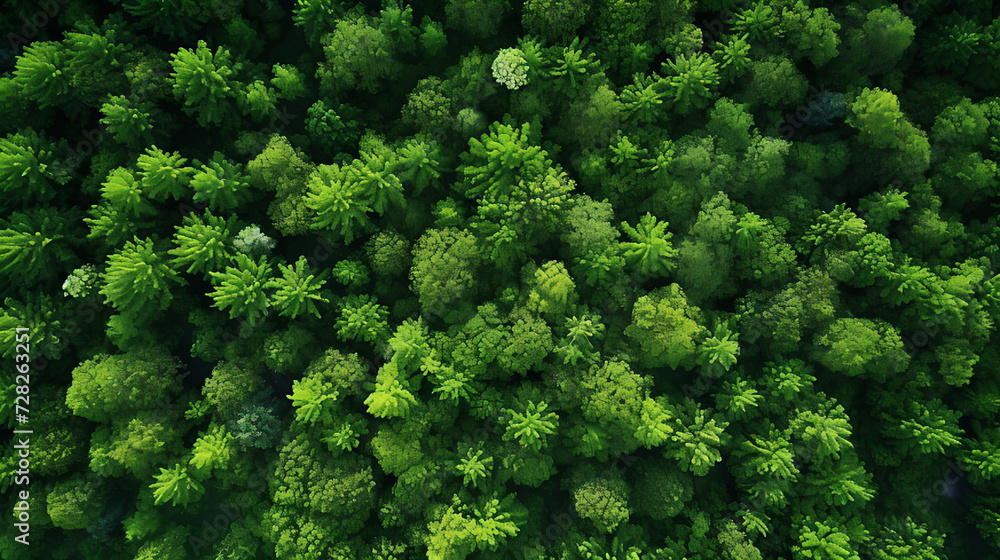 Forest Top View