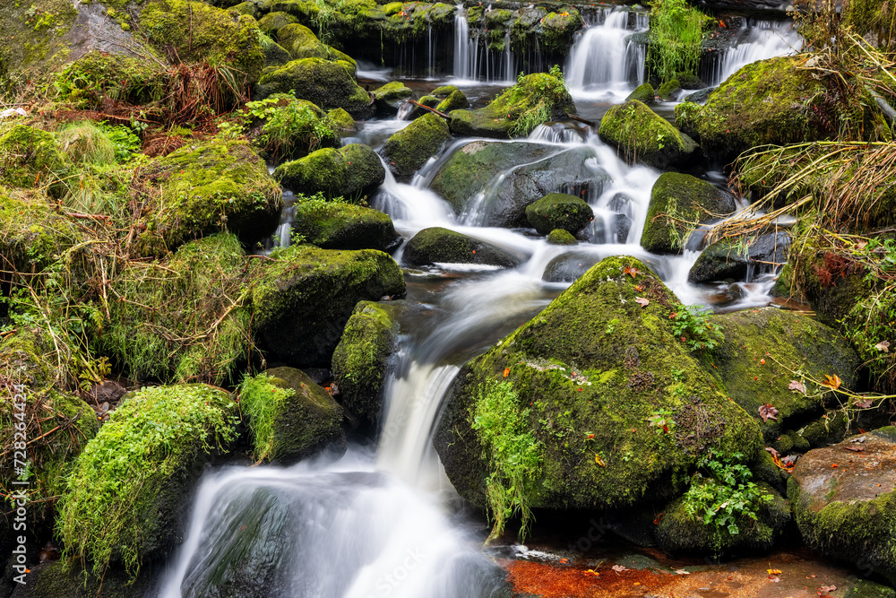 Scenic Triberg water falls in Black forest, Germany. Scenic Triberg water falls in Black forest, Germany.