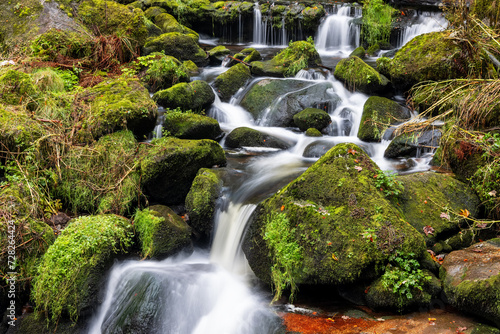 Scenic Triberg water falls in Black forest, Germany.