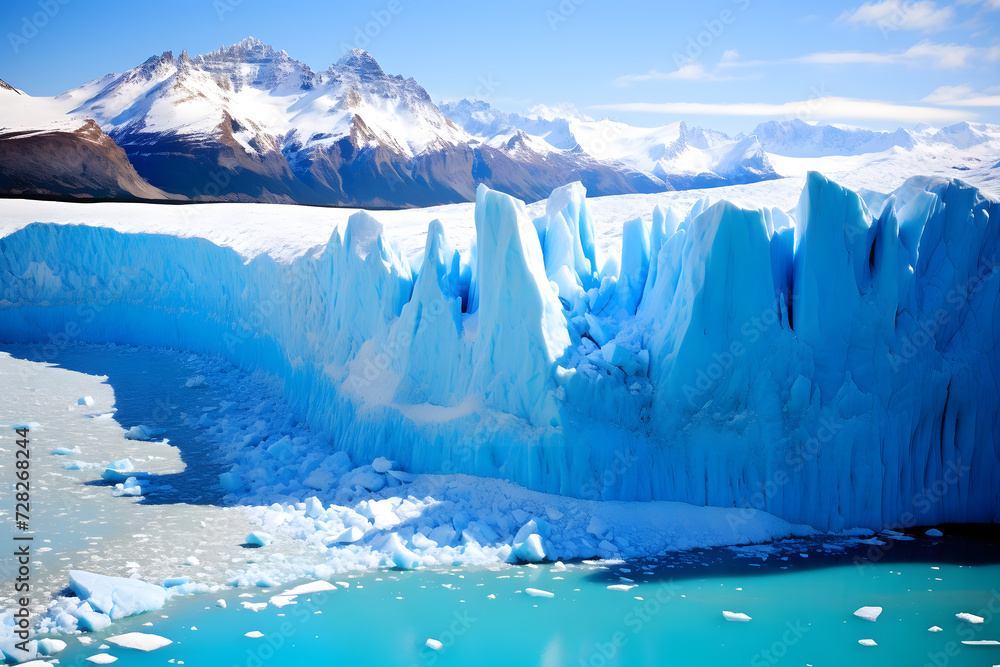 Perito Moreno A glacier in Argentina