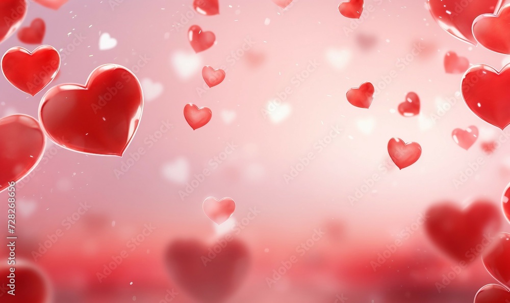 Valentine's day background with red hearts. Vector illustration. Valentine's day background with red hearts. Vector illustration.
