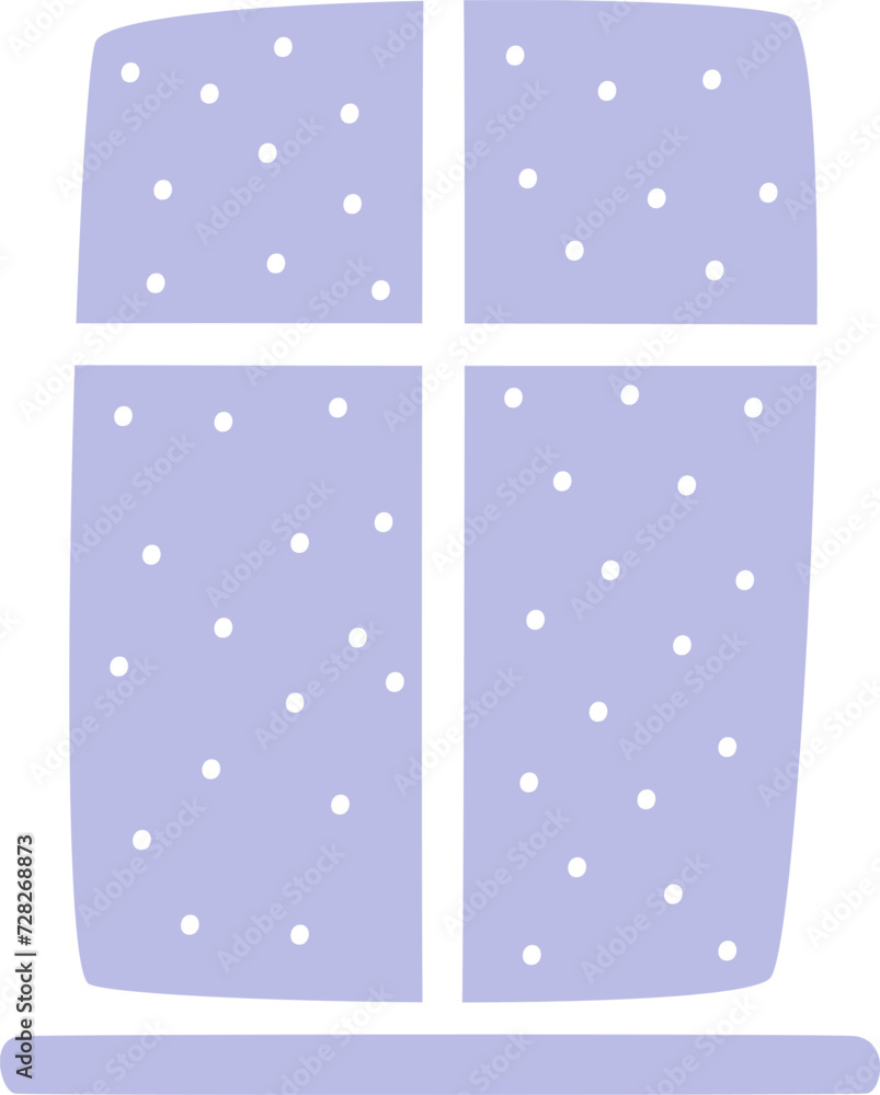 Obraz premium Window With Snow View