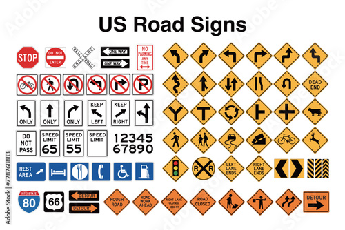 アメリカの交通標識 photo
