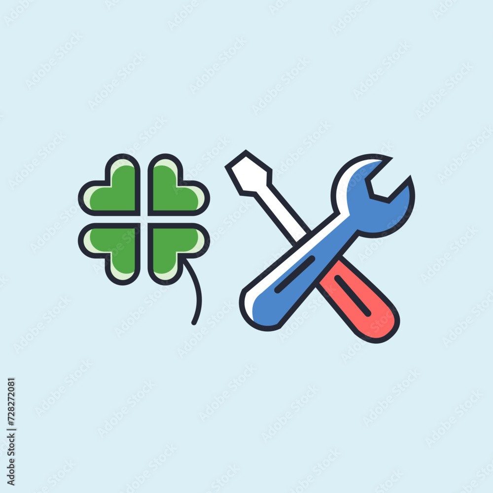 Tools vector wrench icon