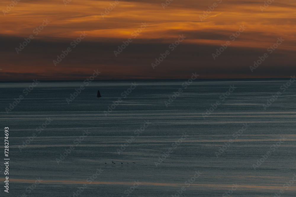 Obraz premium Sunset at Palos Verdes Point