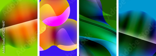 Abstract colors. Abstract backgrounds for wallpaper, business card, cover, poster, banner, brochure, header, website