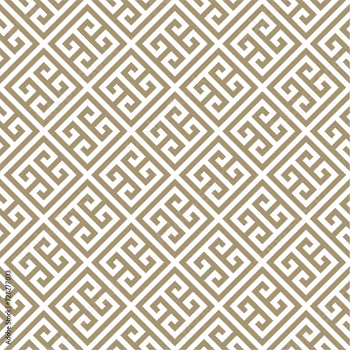 Seamless abstract geometric pattern in Chinese style