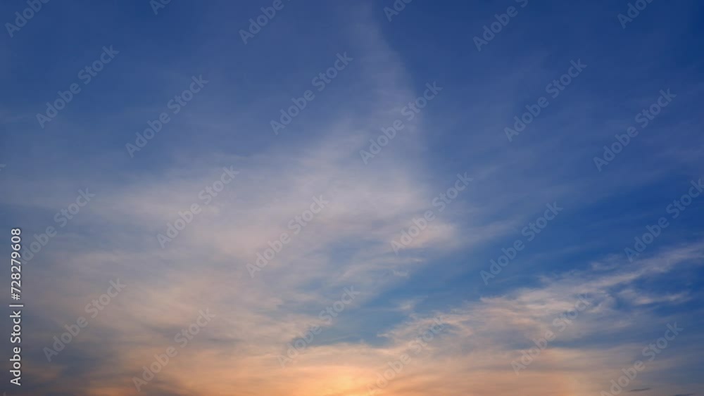 4K : Sunset sky time lapse : The sunset time-lapse sky transforms into a canvas of vibrant hues. Wispy clouds gracefully dance across the horizon, painting a timelapse spectacle.
4K : Sunset sky time lapse : The sunset time-lapse sky transforms into a canvas of vibrant hues. Wispy clouds gracefully dance across the horizon, painting a timelapse spectacle.