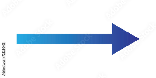 hand drawn gradient arrow  with white background.  