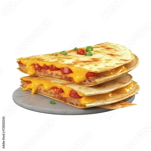 Quesadillas PNG Cutout, Generative AI