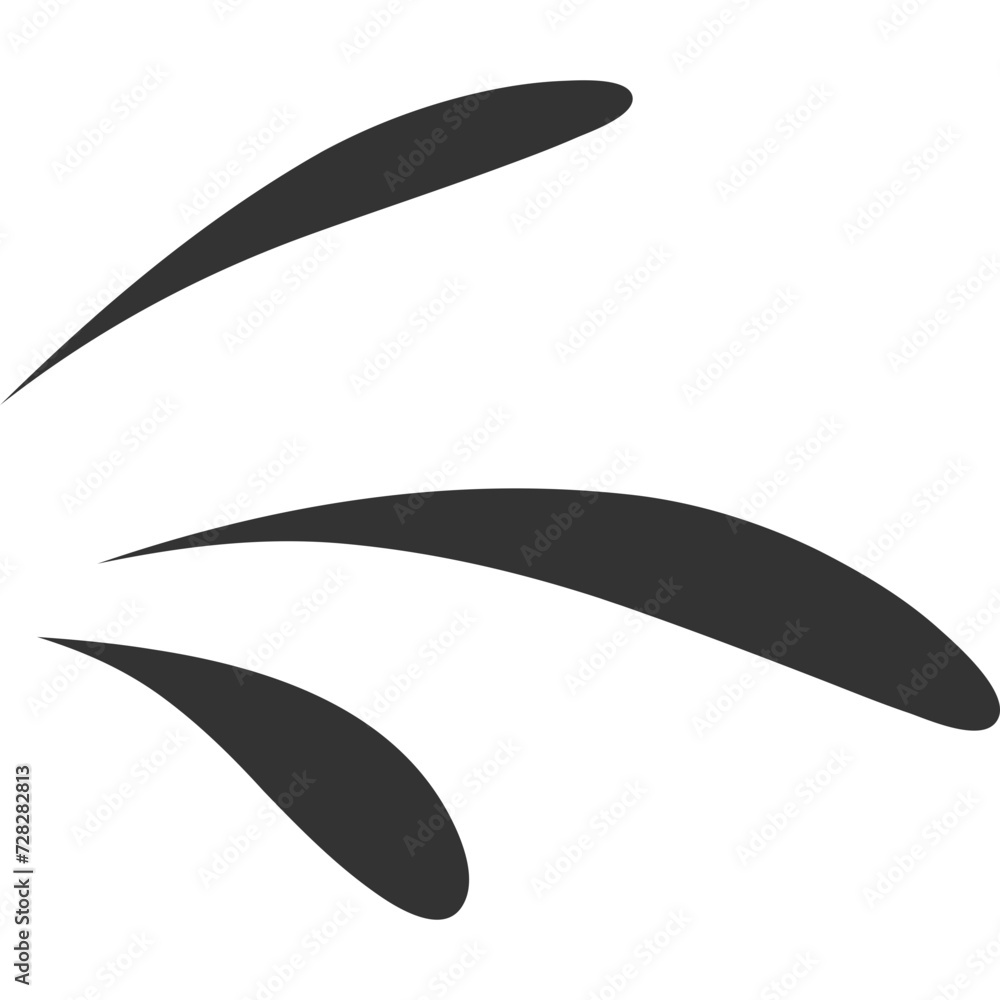 Splash Mark Accent Element Splash Mark Accent Element