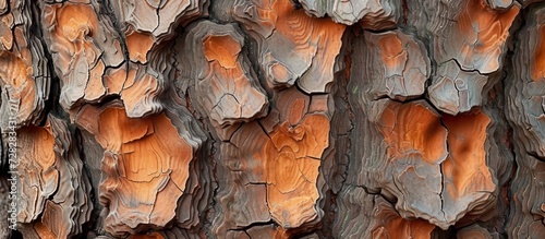 Texture: A Stunning Display of Old Pine Bark's Unique Texture © TheWaterMeloonProjec