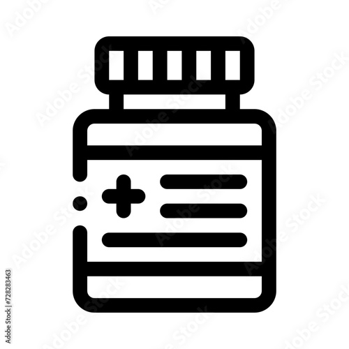 rubbing alcohol line icon