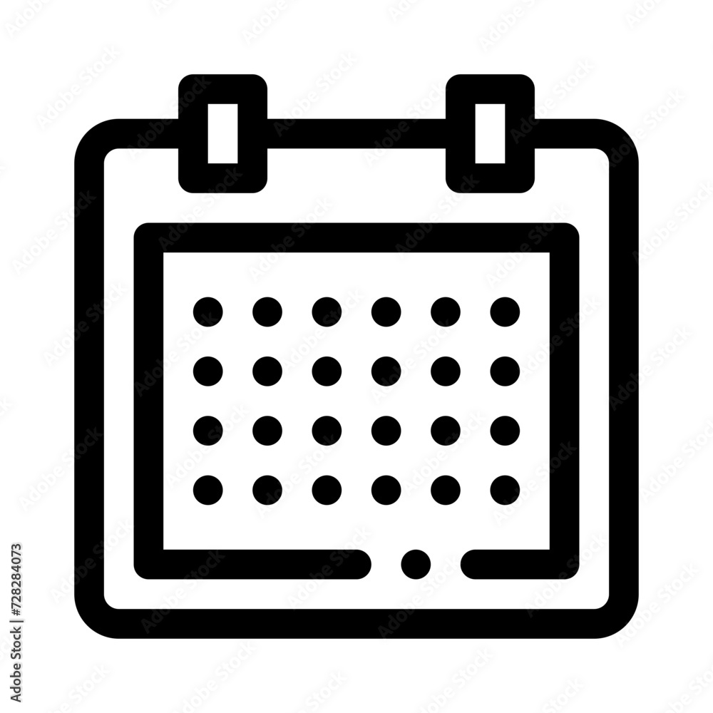 calendar line icon calendar line icon