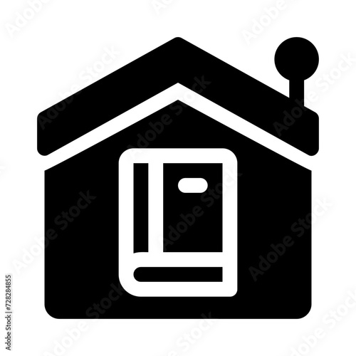 homeschooling glyph icon