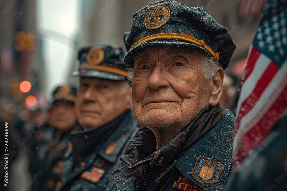 Veteran's Day Parade A Celebration of Military Heroes Generative AI
