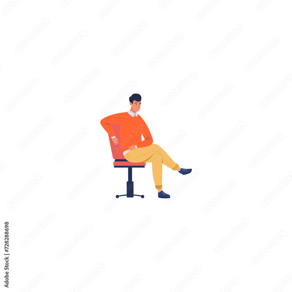 vector of sports people in orange clothes illustration vector of sports people in orange clothes illustration