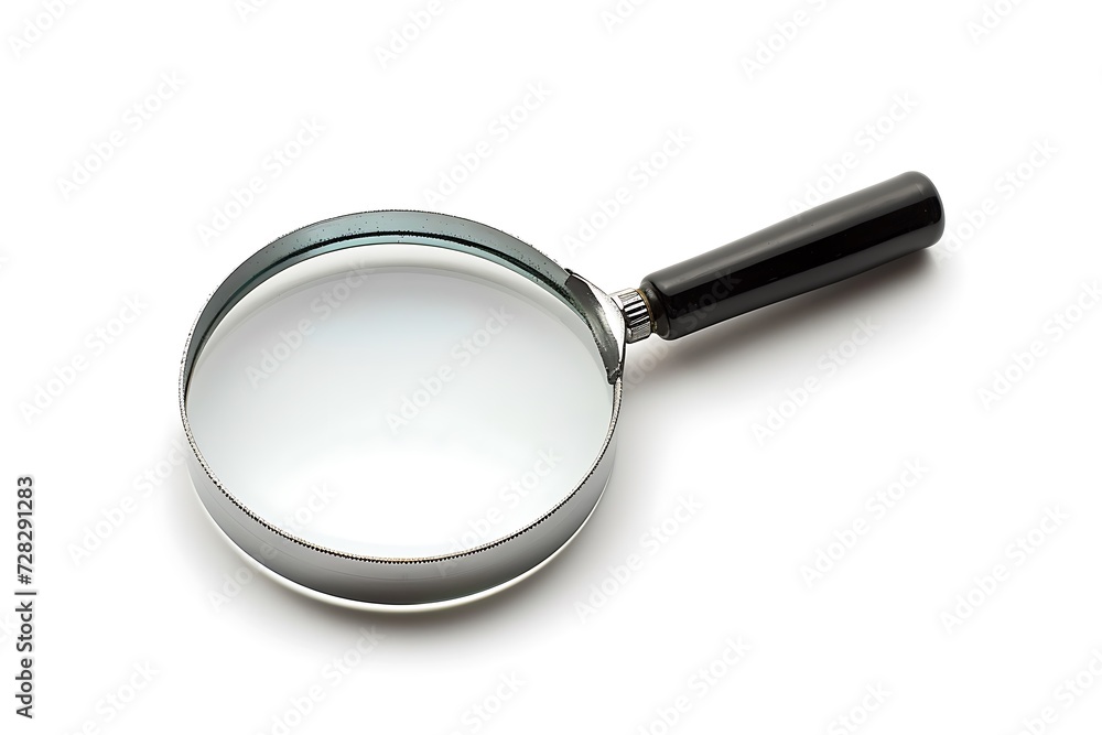 magnifying glass isolated on white background magnifying glass isolated on white background