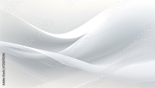 Abstract white background with smooth lines. Vector illustration for your design.