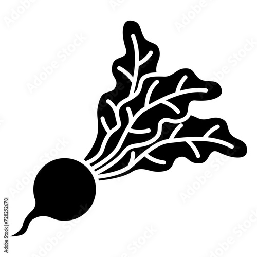 beetroot plant icon
