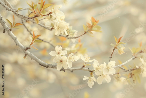 The intricate beauty of birch tree blossoms, capturing nature's artistry in every detail
