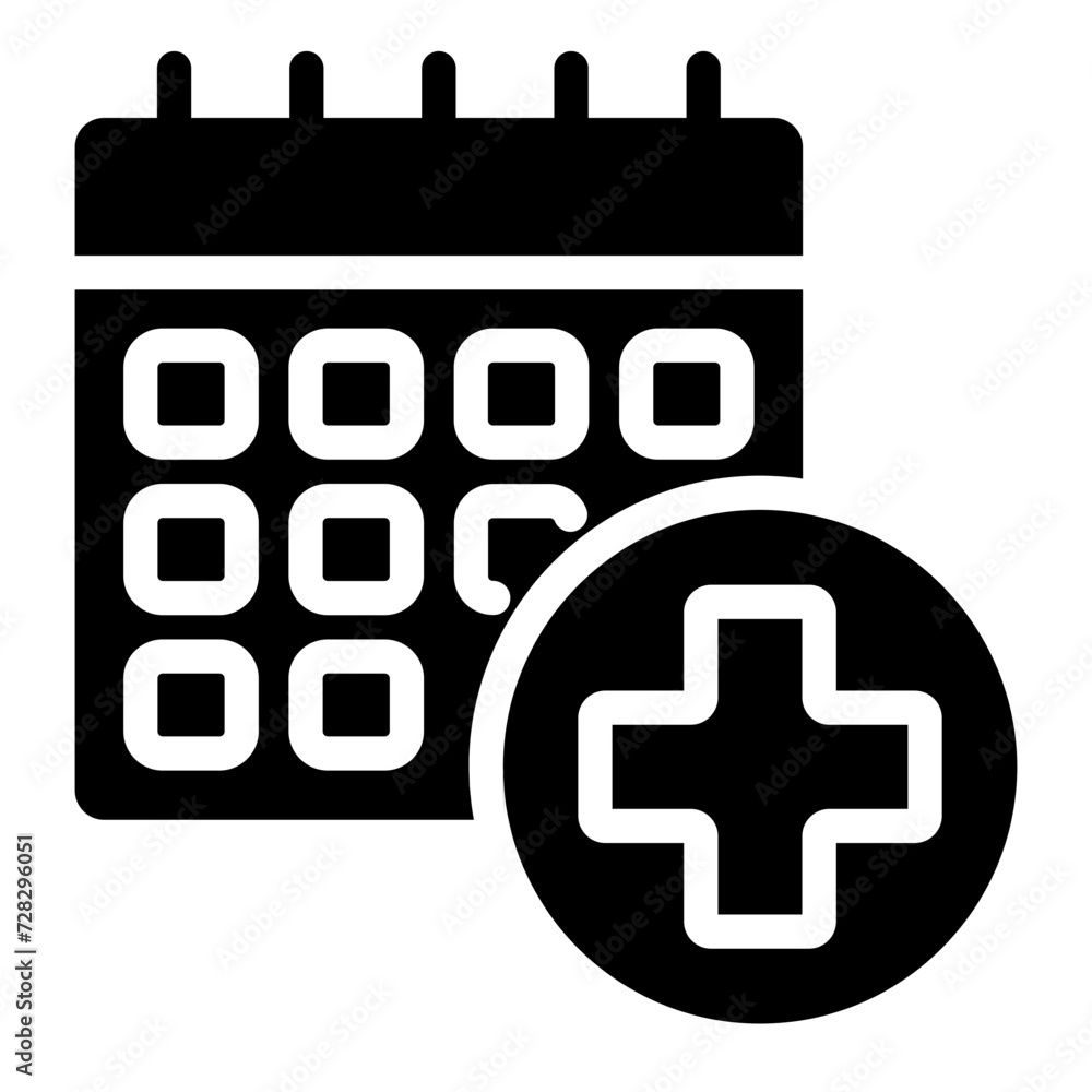 Medication schedule icon Medication schedule icon