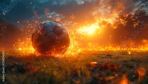 Soccer Inferno: A Dynamic Display of Speed, Power, and Explosive Energy