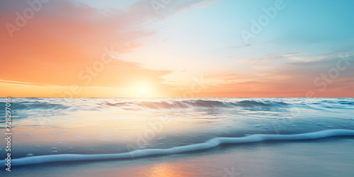Summer Beach Sunset, sunset and the sea,Scenic colorful sunset at the sea,summer, beach, sunset, ocean, seascape, tropical, coastal, vacation, travel destination,  © Bubble
