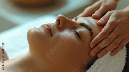 person receiving massage