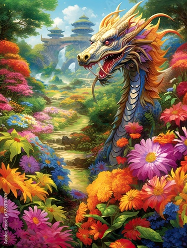 Asian Dragon Festival Artistically Captures Lush Garden Scenes Filled with Pure Festival Joy © Michael