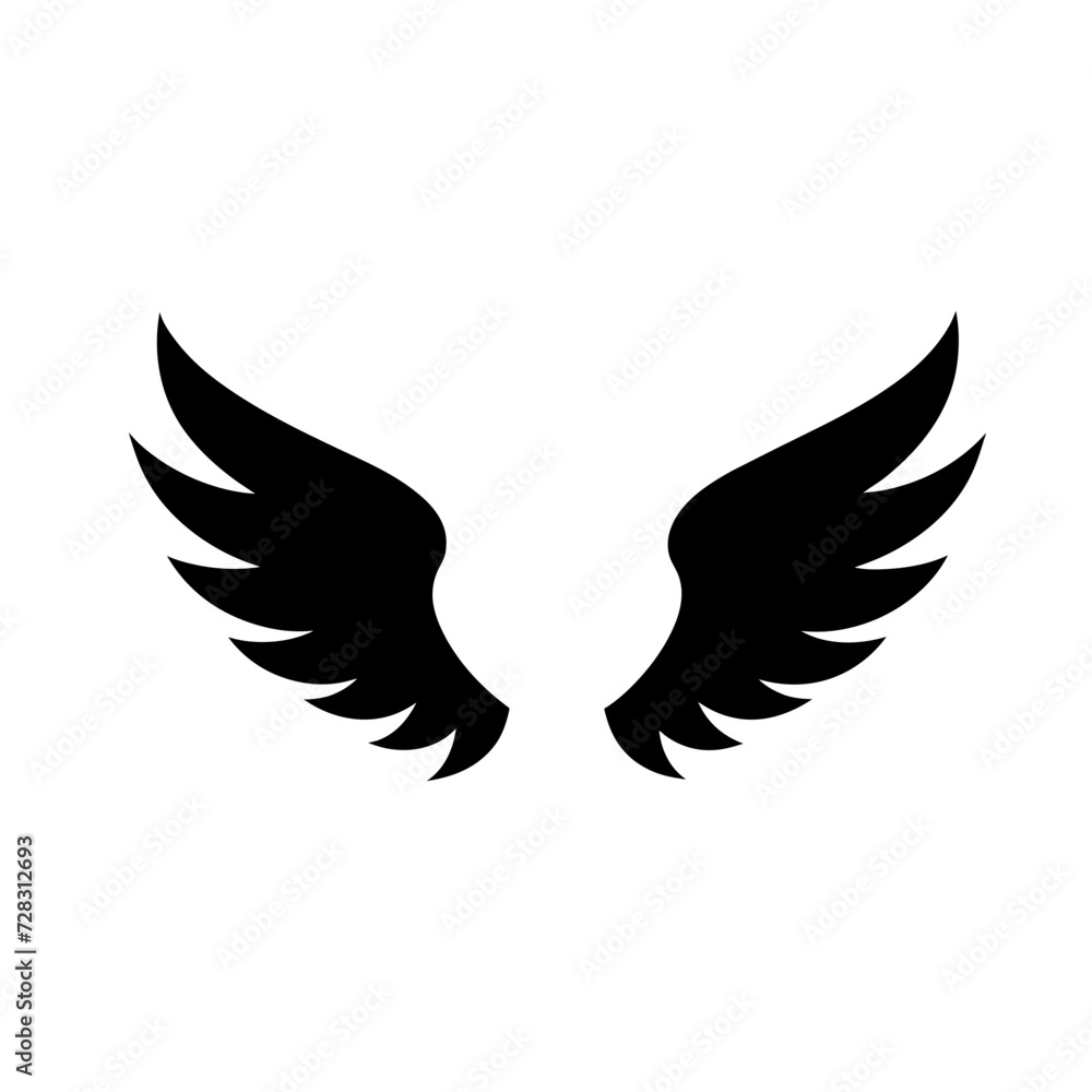 Fototapeta premium eagle wings vector 