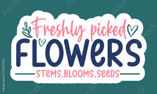 Wallpaper Mural Freshly picked flowers Sticker Design Torontodigital.ca