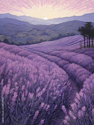 Lavender Fields Moonlight Serenade
