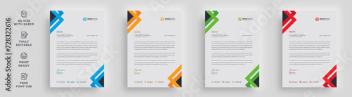 letterhead flyer corporate official minimal creative abstract professional informative newsletter magazine poster brochure design with logo	
 photo