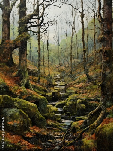 Scottish Highland Forest Wall Art: Immersive Beauty of Ancient Woodlands