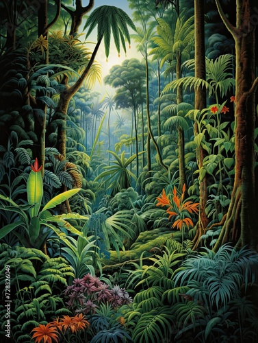 Tropical Jungle Canopies  Biodiversity Depths in Rainforest Landscapes