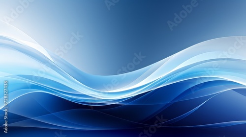 Dynamic blue silver wave curve  abstract digital technology background for posters  web pages  and ppt presentations