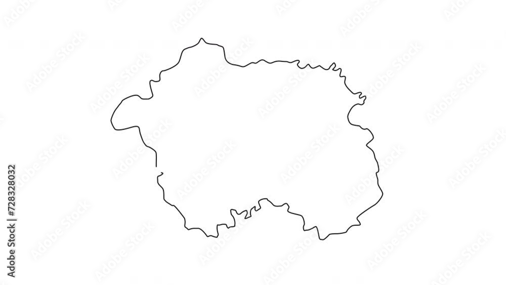 animated sketch map of Eskisehir in Turkey animated sketch map of Eskisehir in Turkey