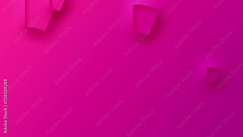 Pink gradient circles loop animation background. 3d background Pink gradient circles loop animation background. 3d background