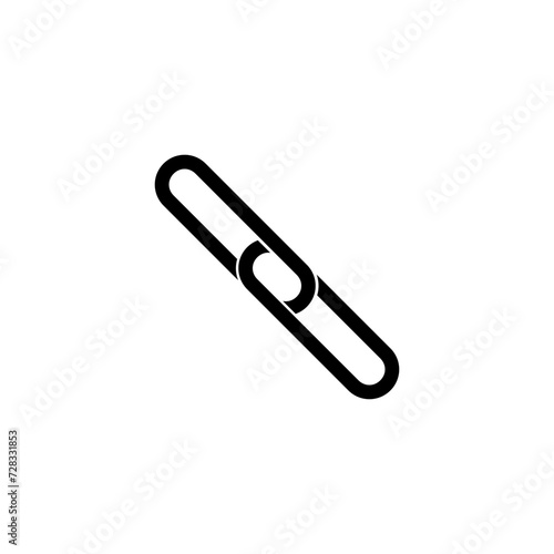 Chain thick icon, symbol logo illustration