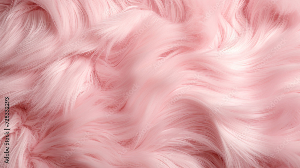 Pink fur pattern smooth curls Pink fur pattern smooth curls